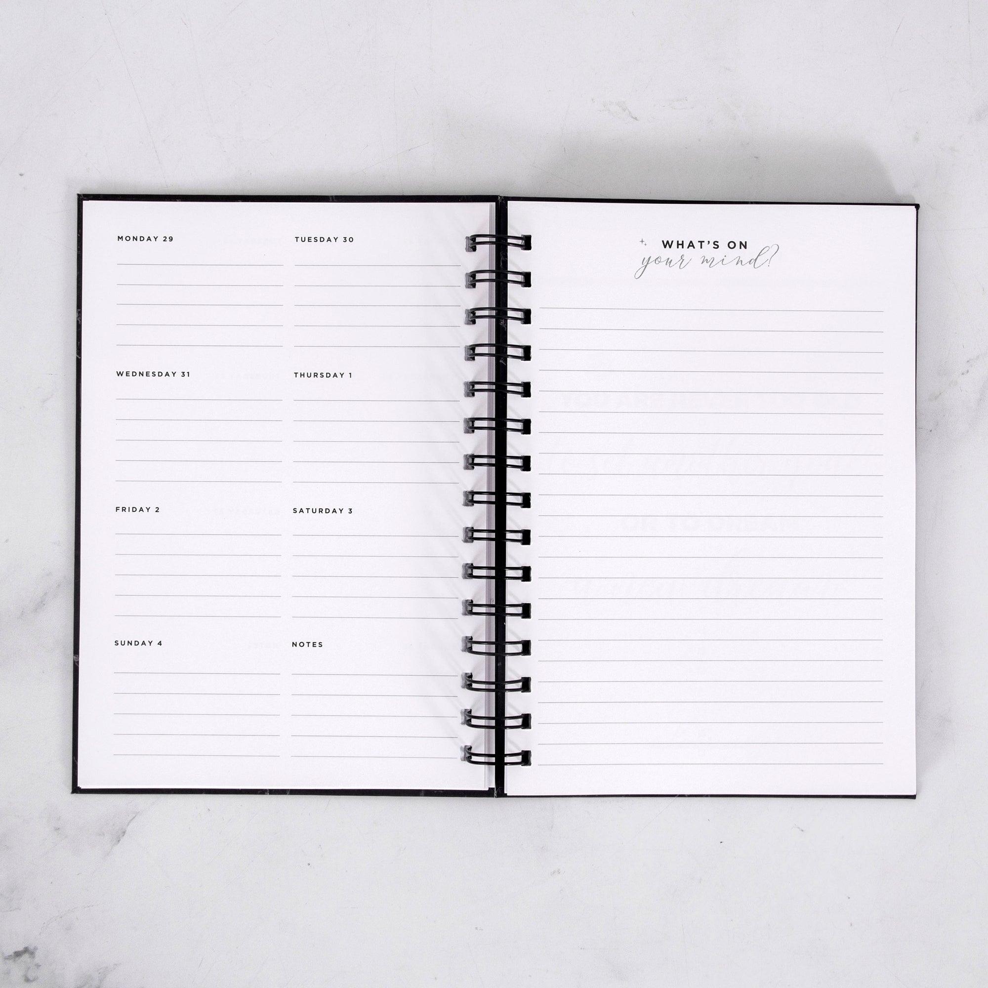 Lawyer Black Weekly Planner