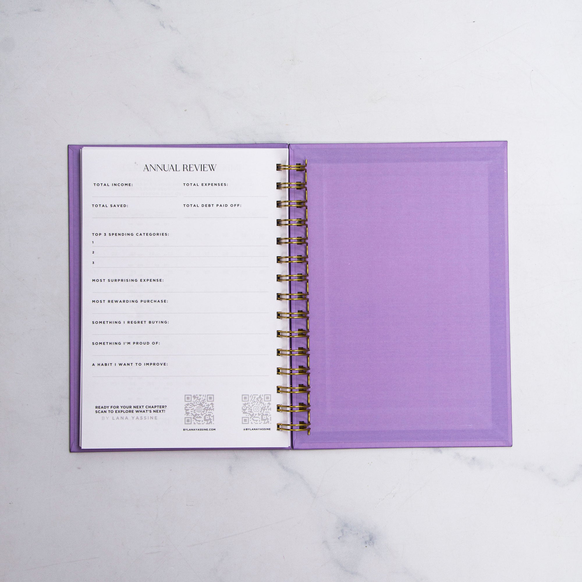 Any Name Foil Budget Planner