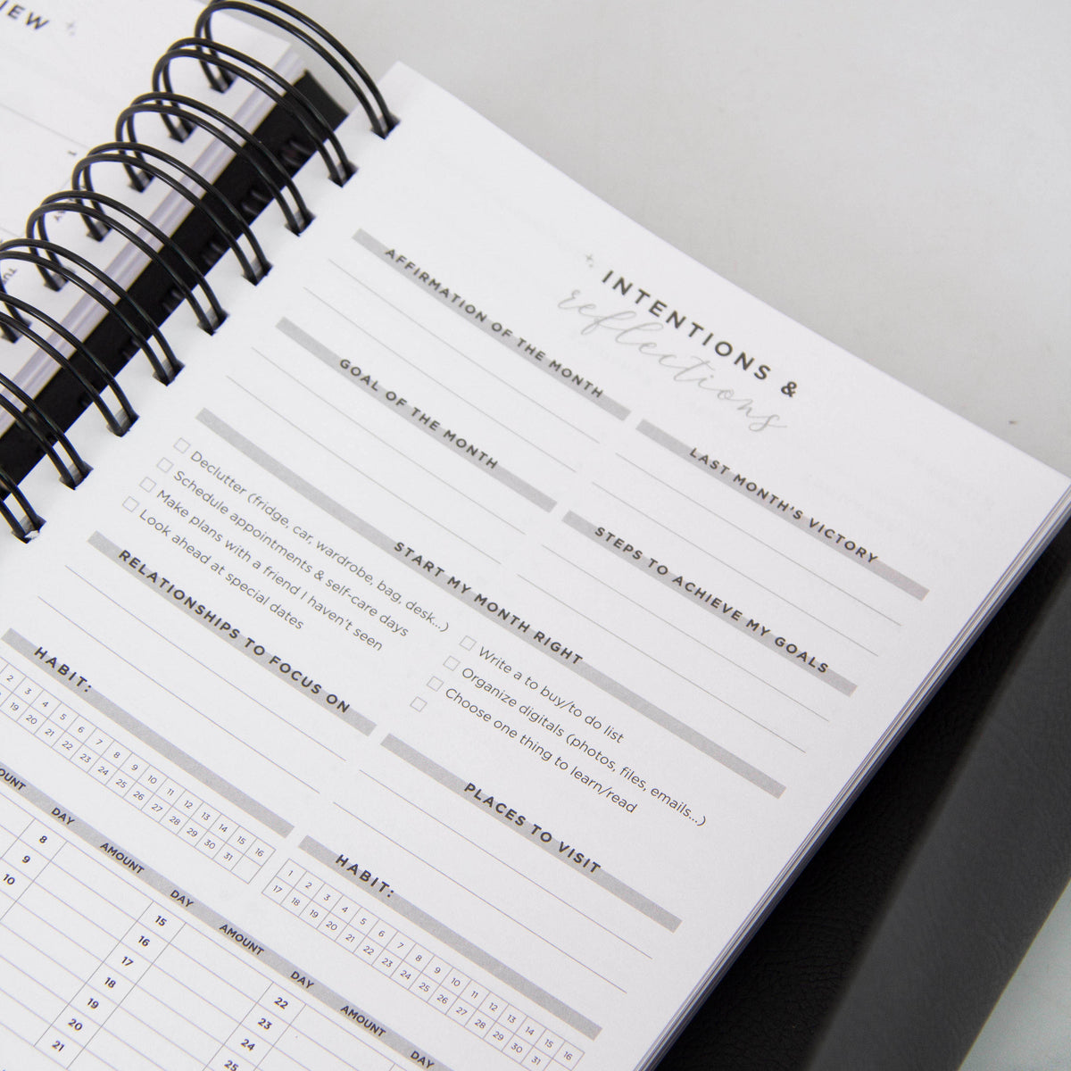 Daily Planner Vegan Leather Wrap