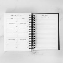 Load image into Gallery viewer, Any Quote White Marble Daily Planner

