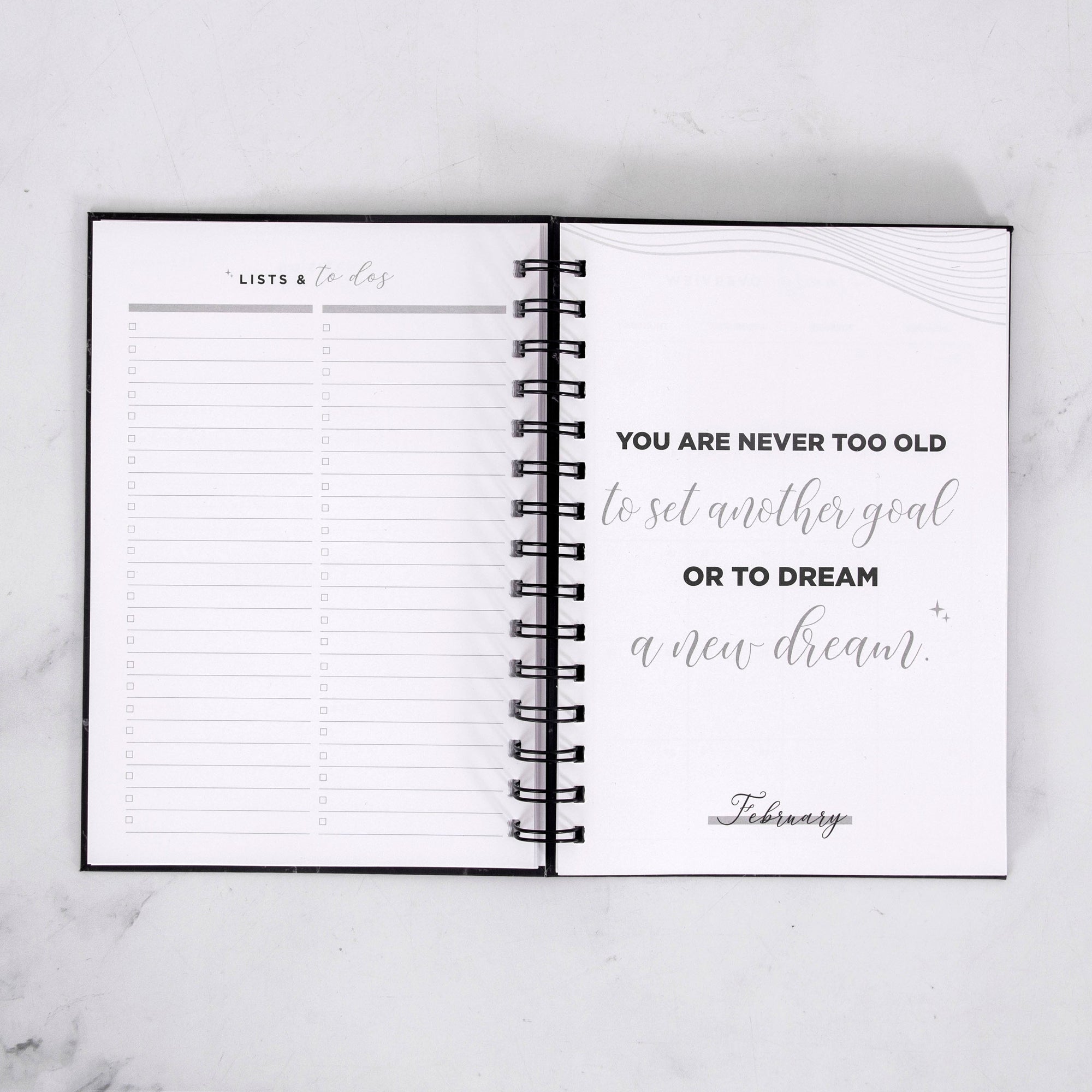 Don&#39;t Stop Until You&#39;re Proud Foil Weekly Planner