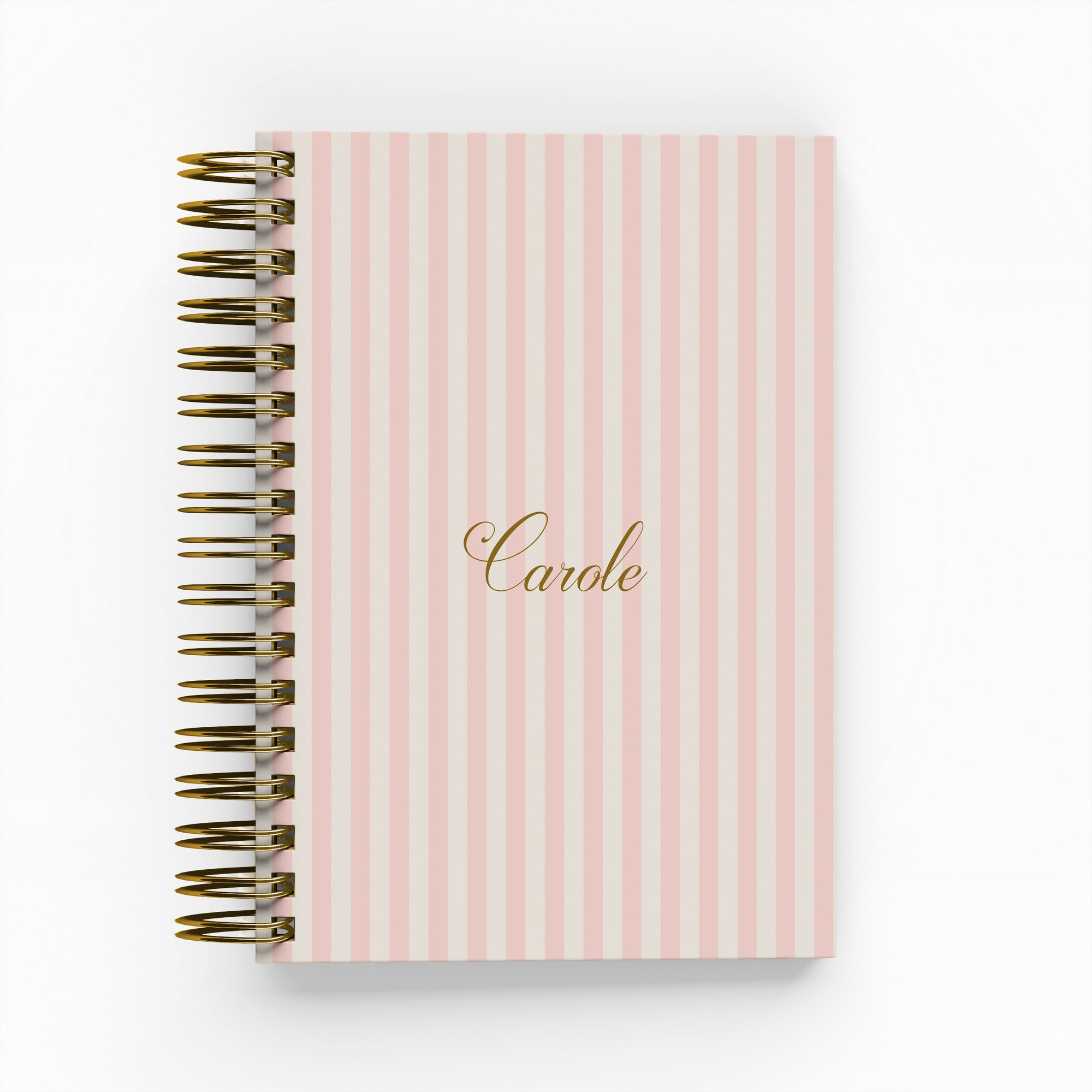 Striped Foil Daily Planner