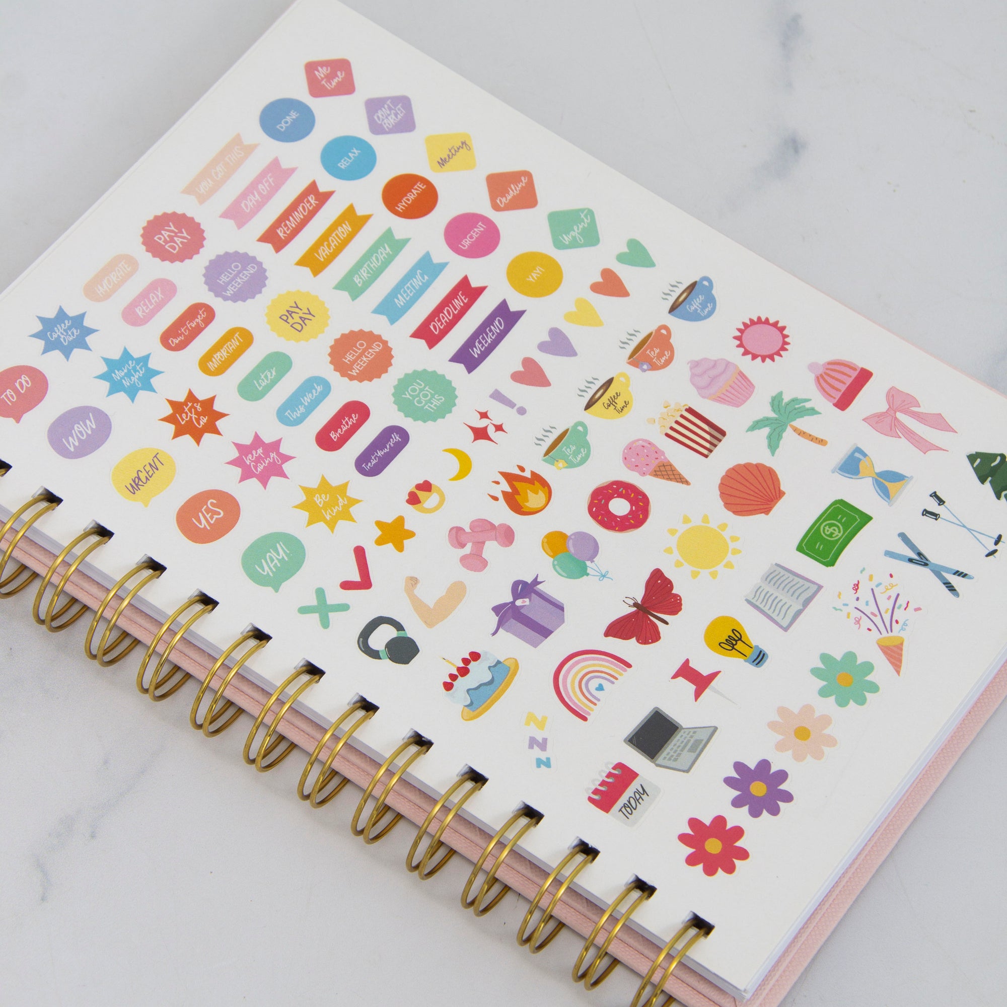 Bows Foil Weekly Planner