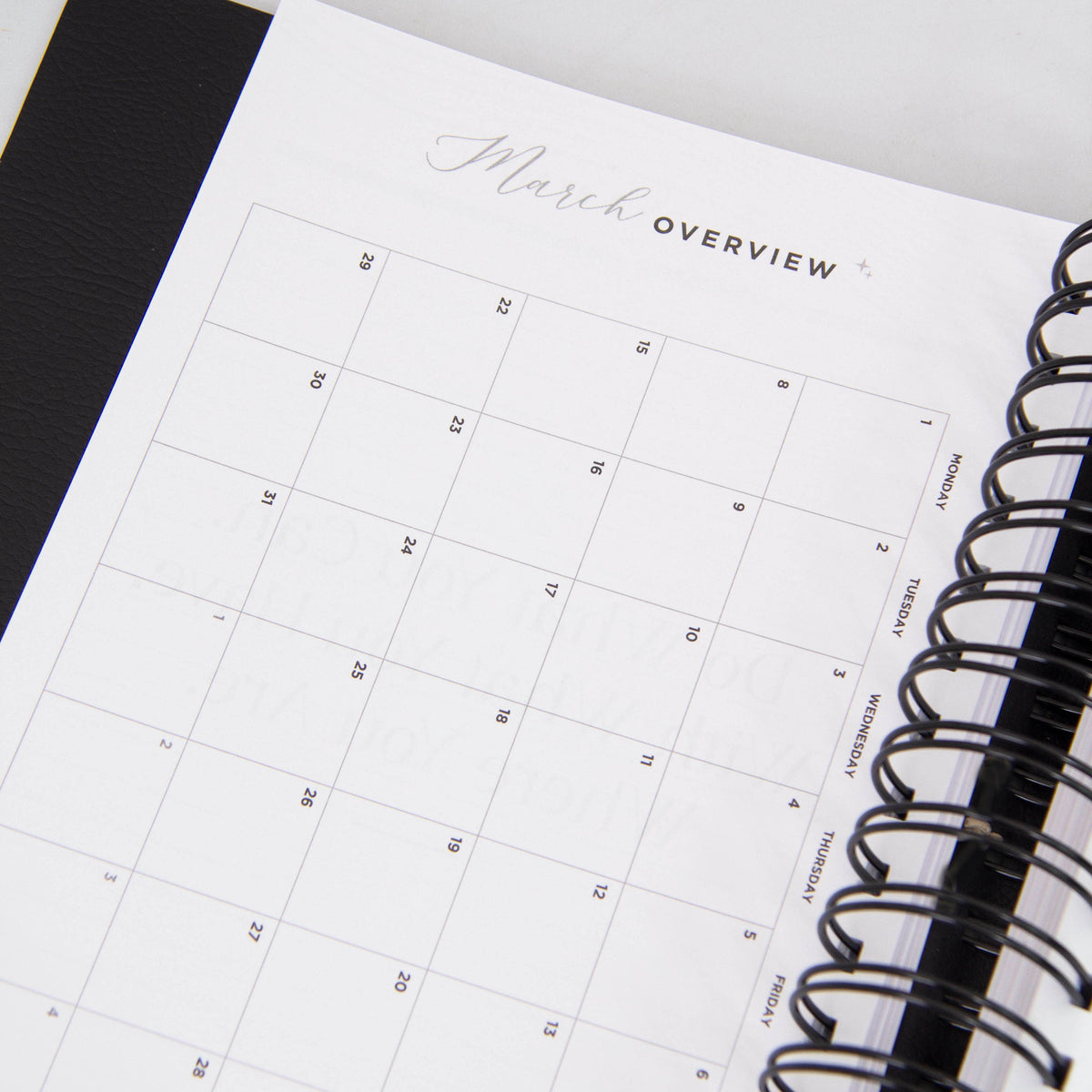 Daily Planner Vegan Leather Wrap