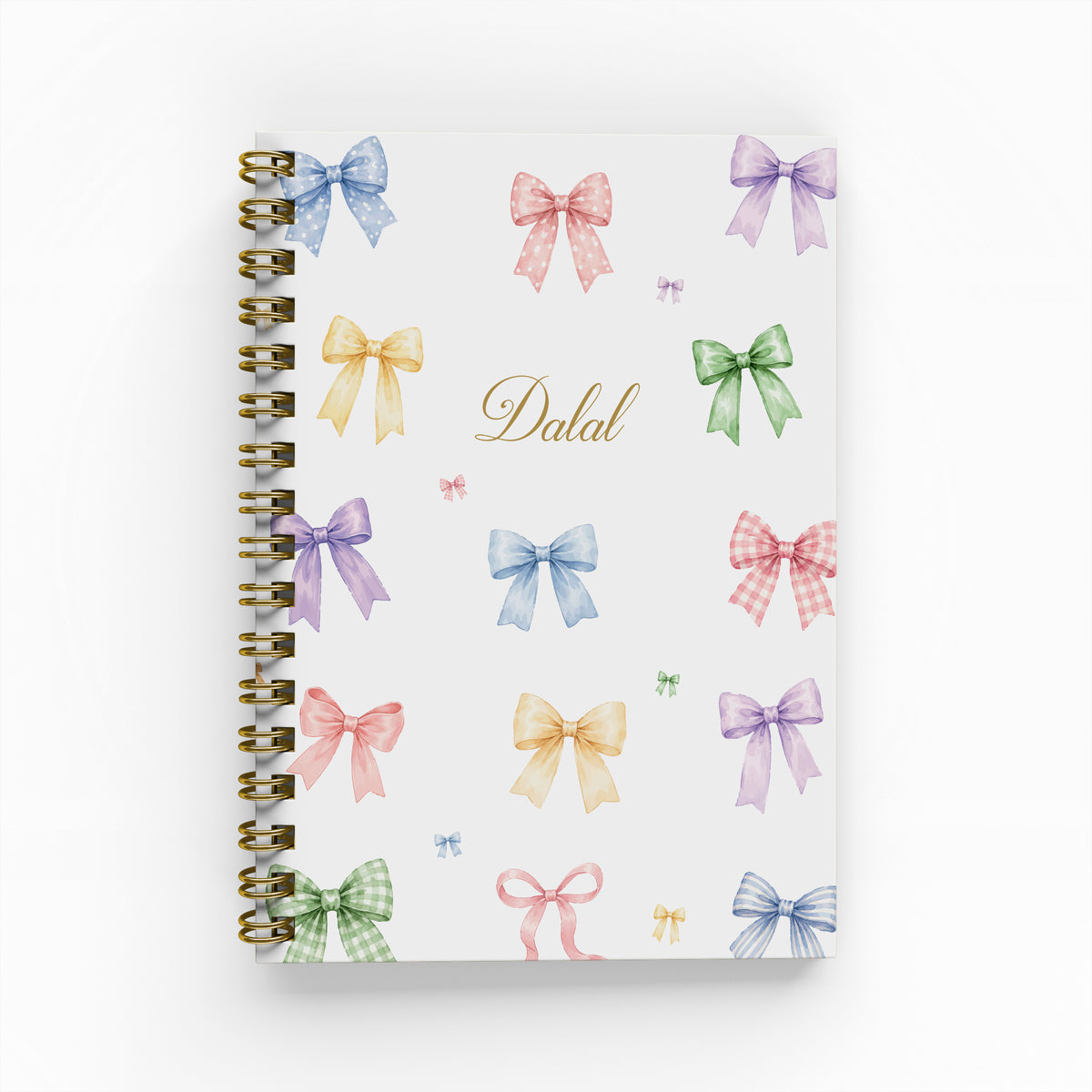 Bows Foil Lined Notebook