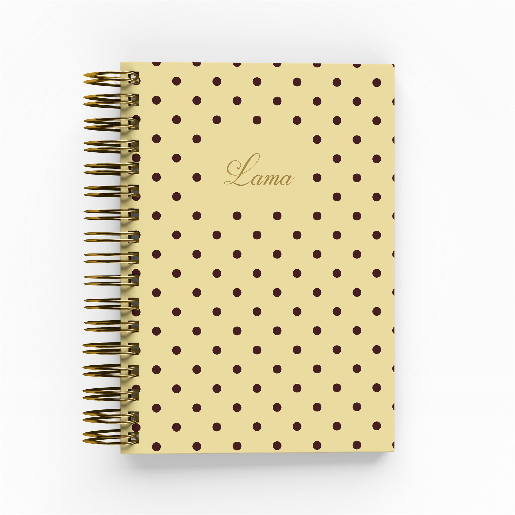 Polka Dot Foil Daily Planner