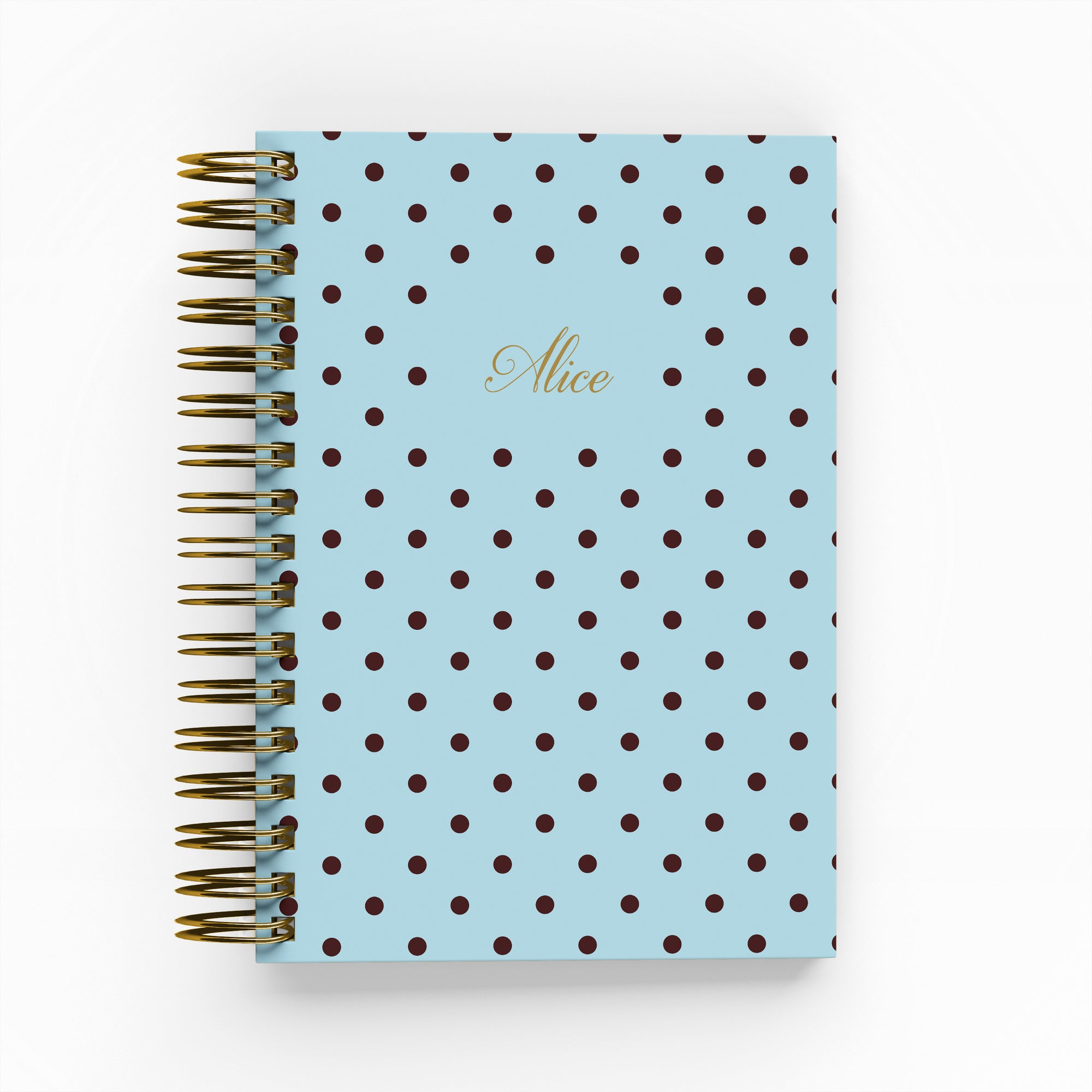 Polka Dot Foil Daily Planner