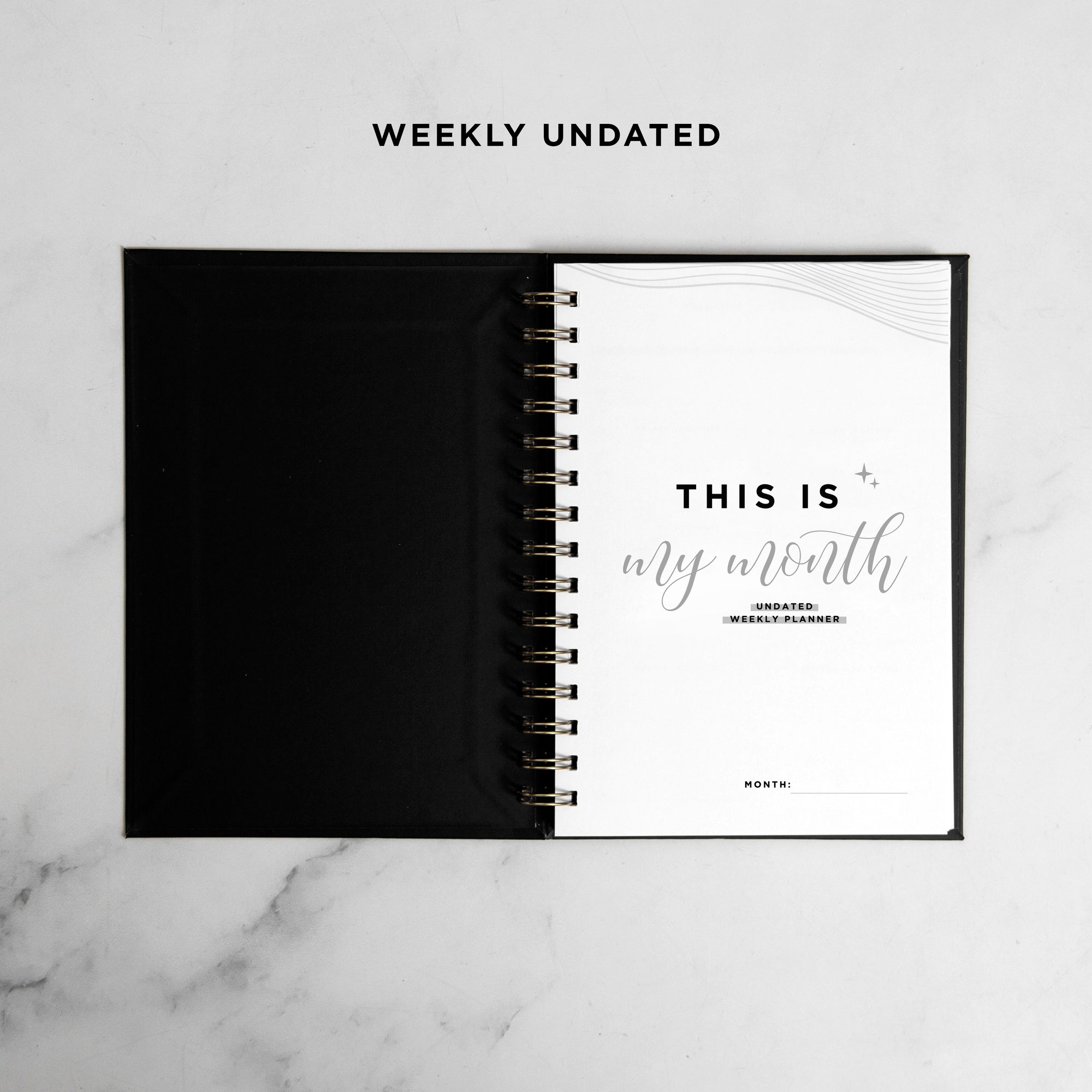 Soul Full of Sunshine Foil Undated Planner