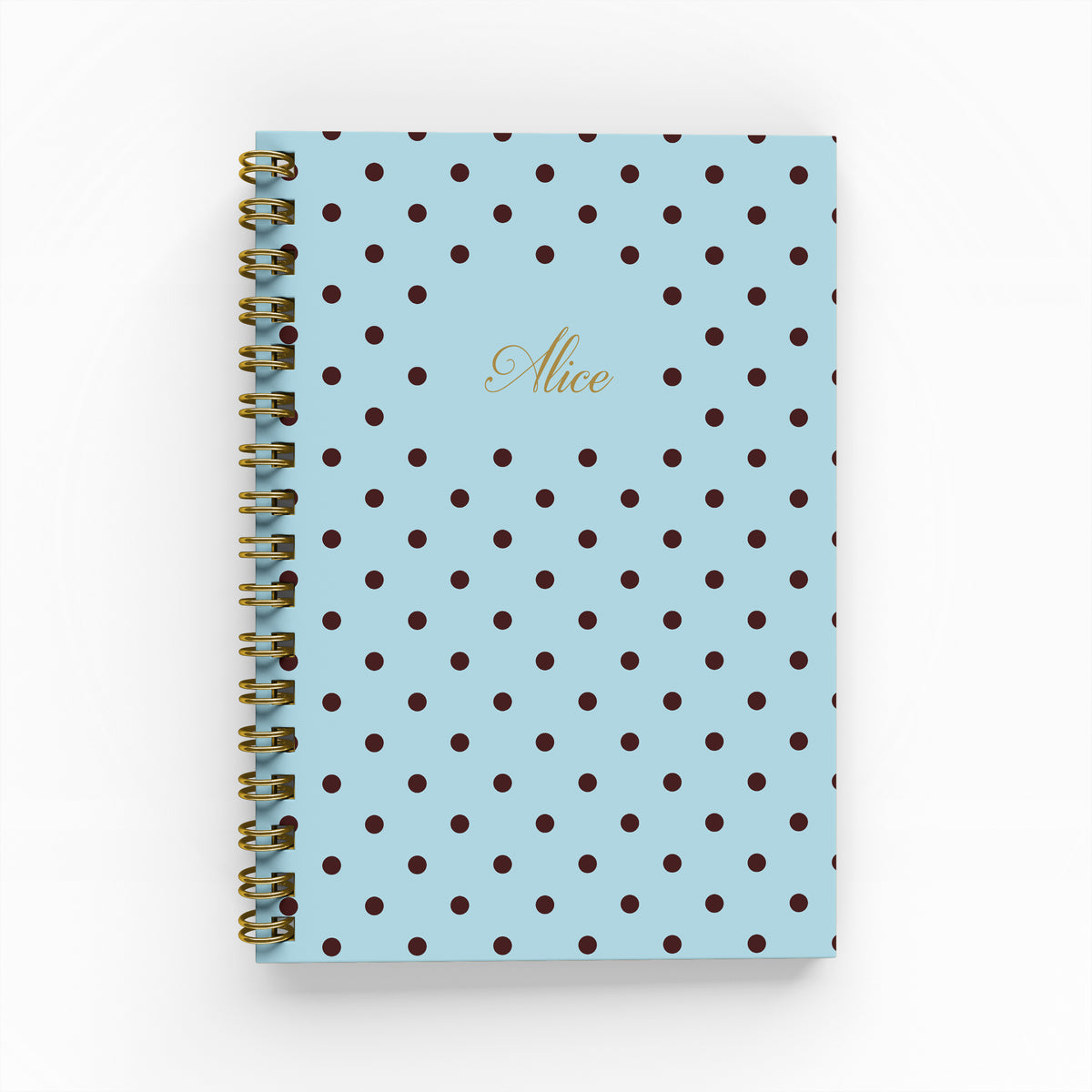 Polka Dot Foil Lined Notebook