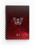 Red Space Undated Planner