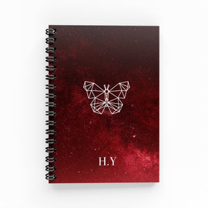 Red Space Undated Planner