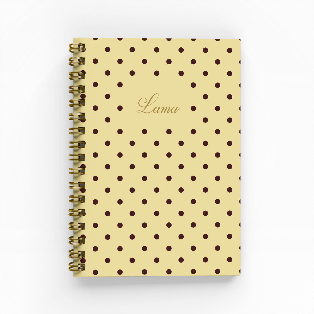 Polka Dot Foil Lined Notebook