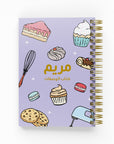 Colorful Foil Baking Recipe Book