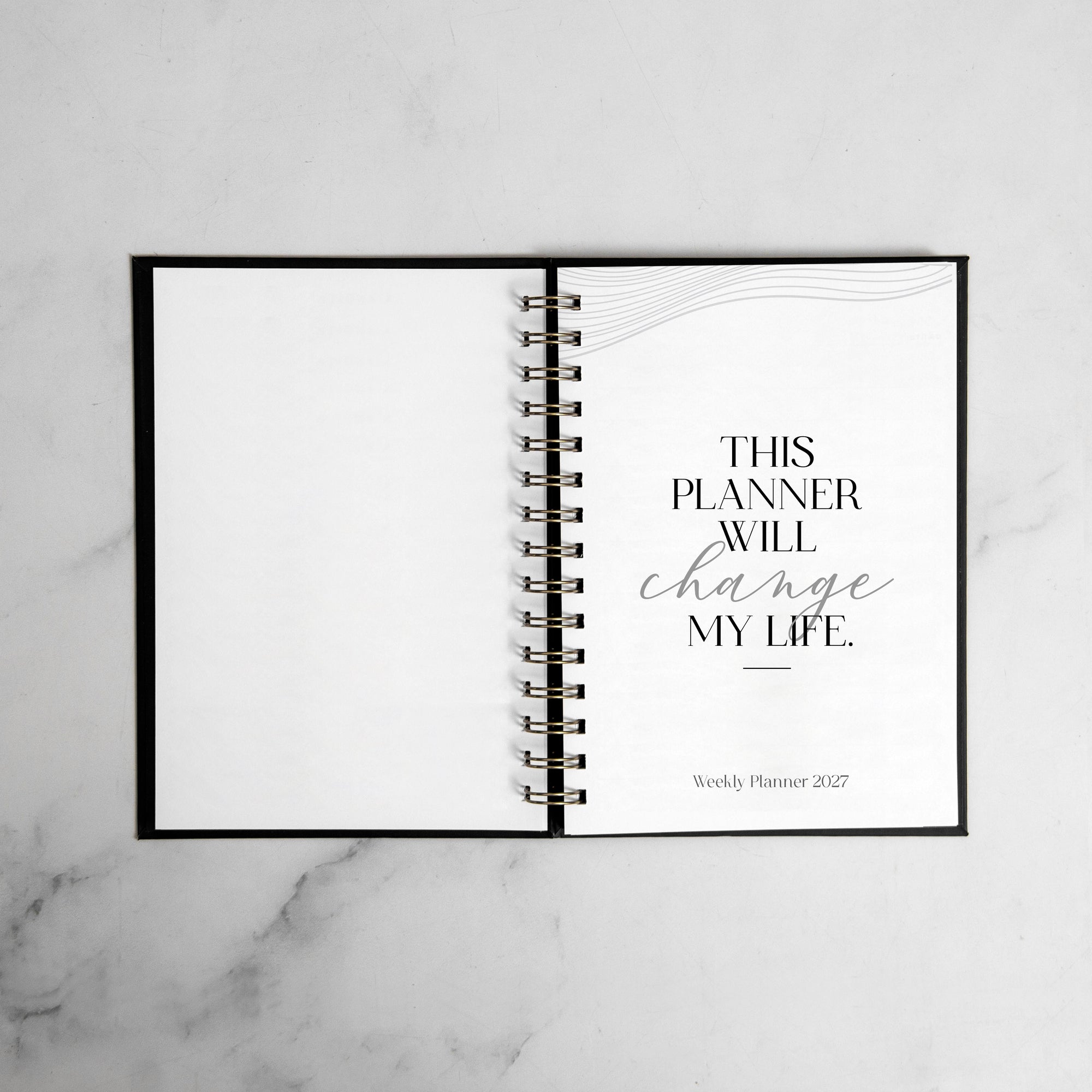 Bows Foil Weekly Planner
