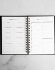 Red Space Undated Planner