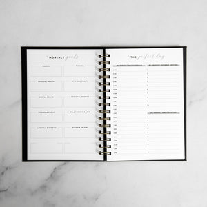 Red Space Undated Planner