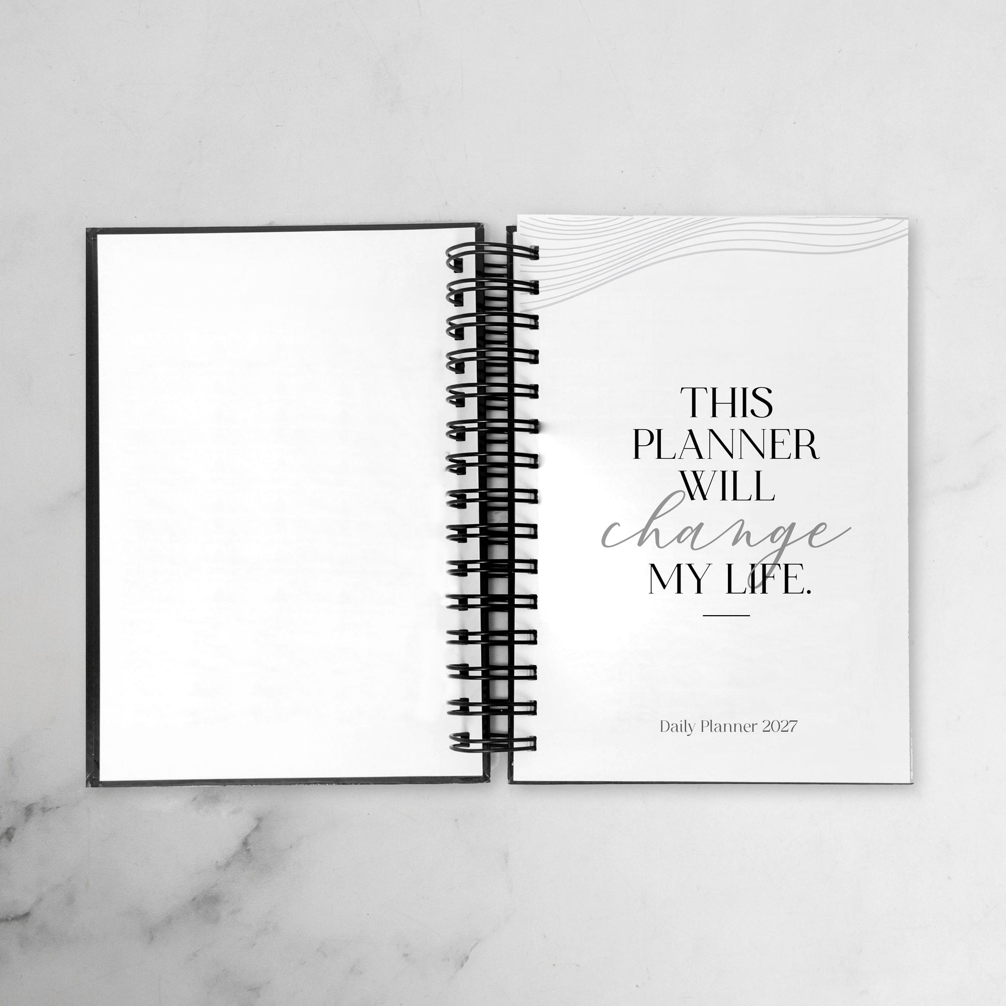 Candy Stripe Daily Planner