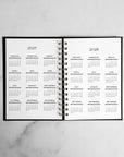 Bows Foil Weekly Planner