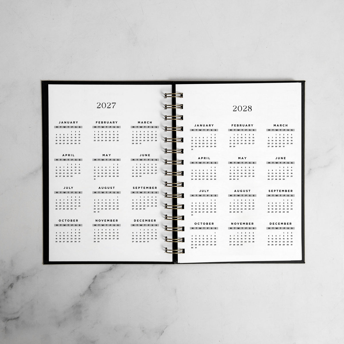 Good Things Take Time Foil Weekly Planner