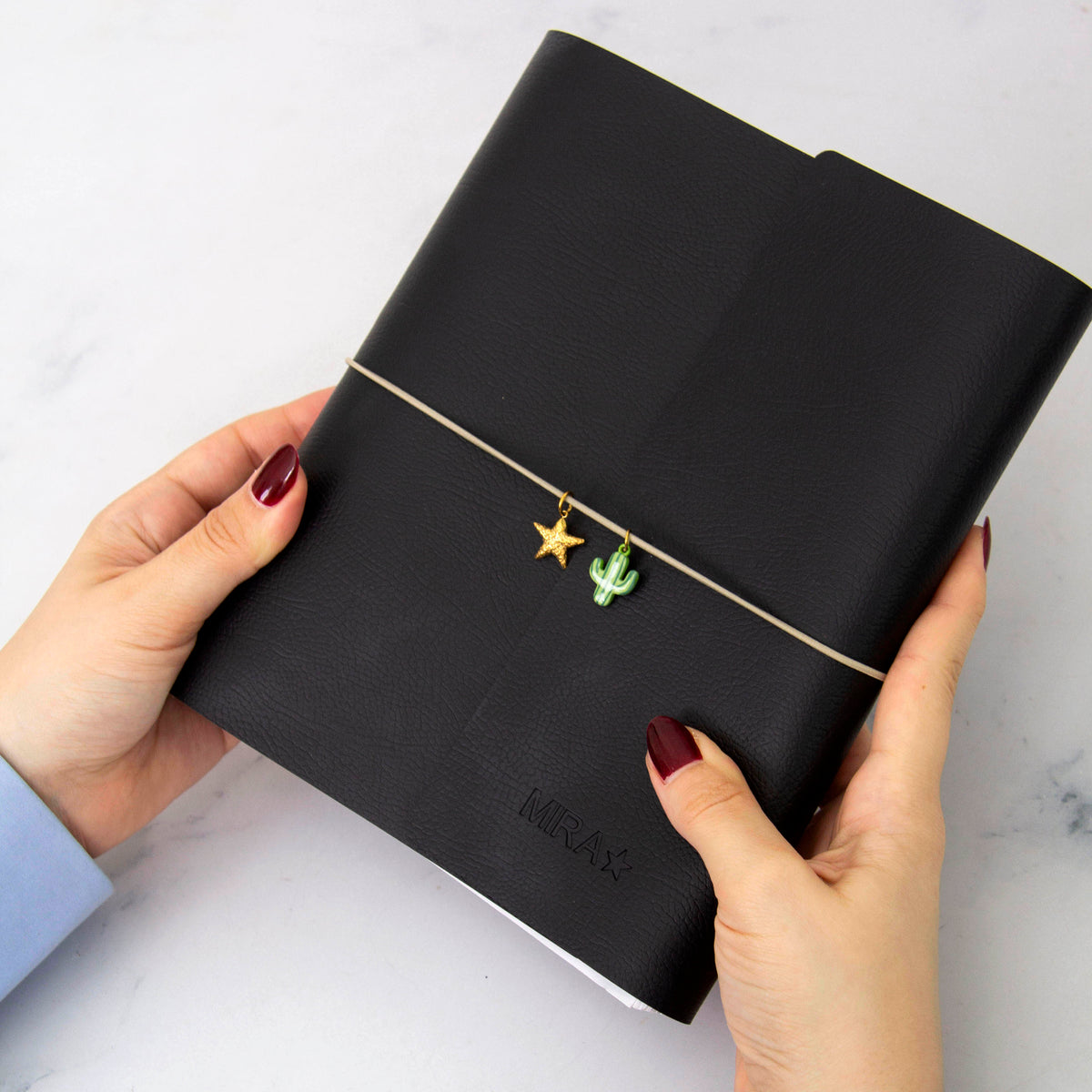 Daily Planner Vegan Leather Wrap