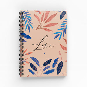 Love A6 Lined Notebook