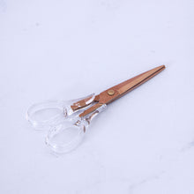 Load image into Gallery viewer, Acrylic Dark Rose Gold Scissors
