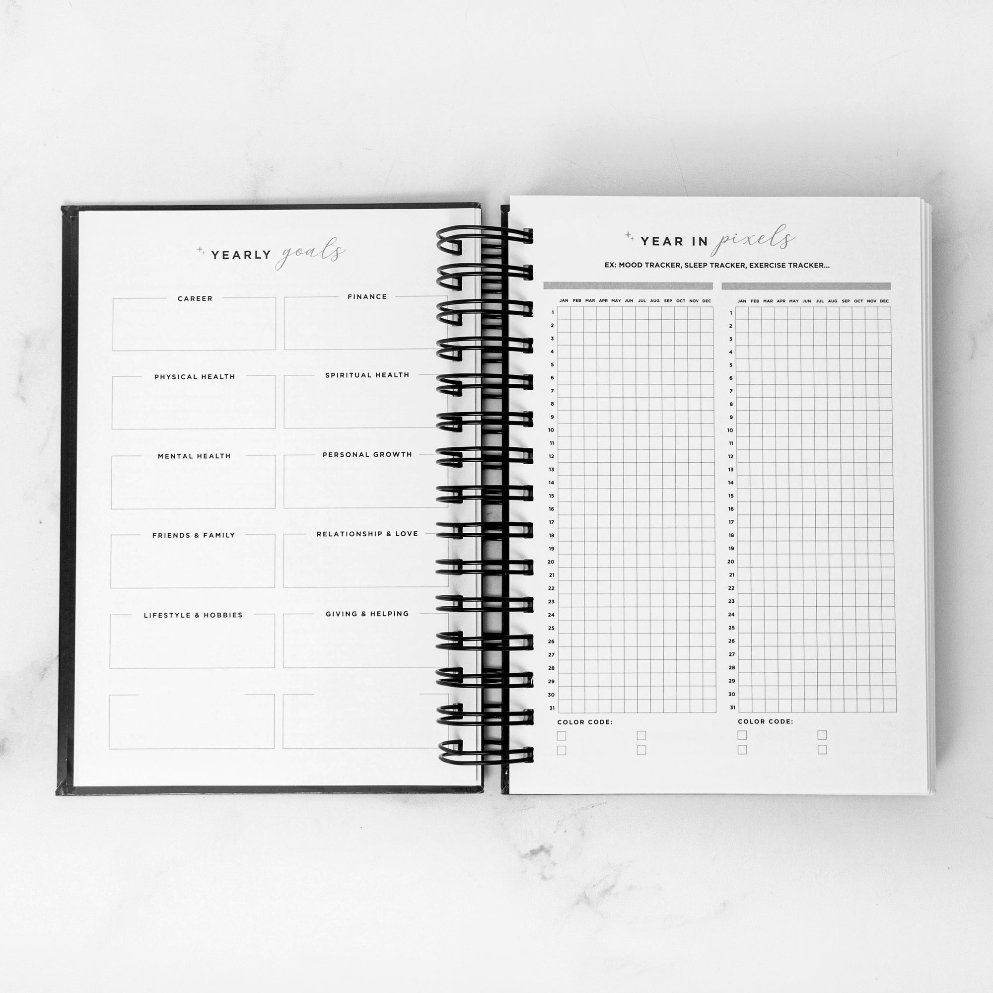 Classy Initial Daily Planner