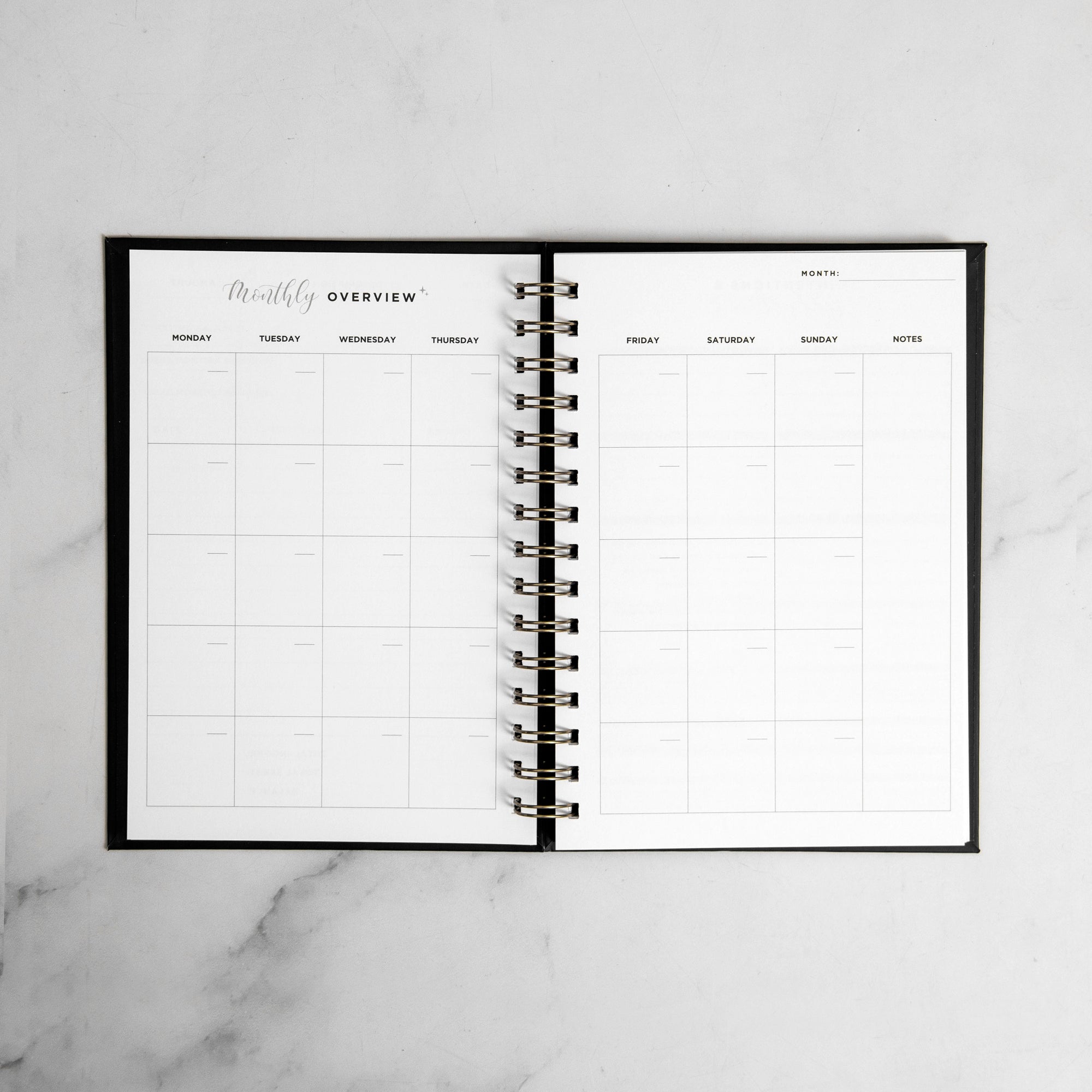 C’est La Vie Foil Undated Planner