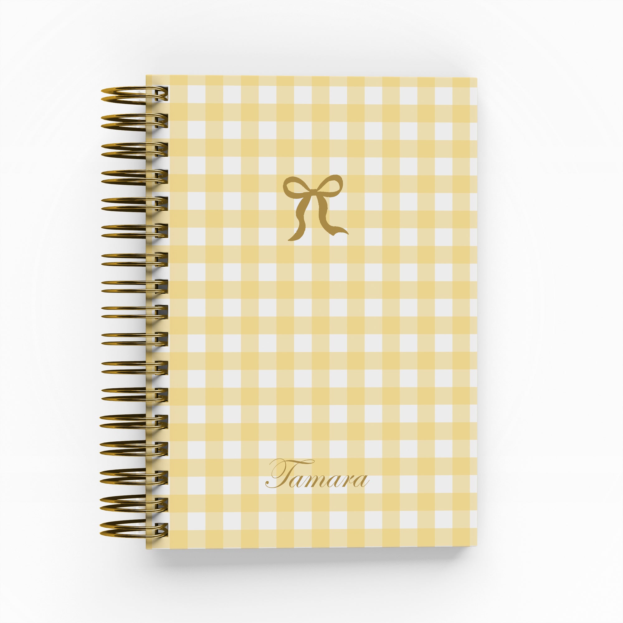 Gingham Foil Daily Planner