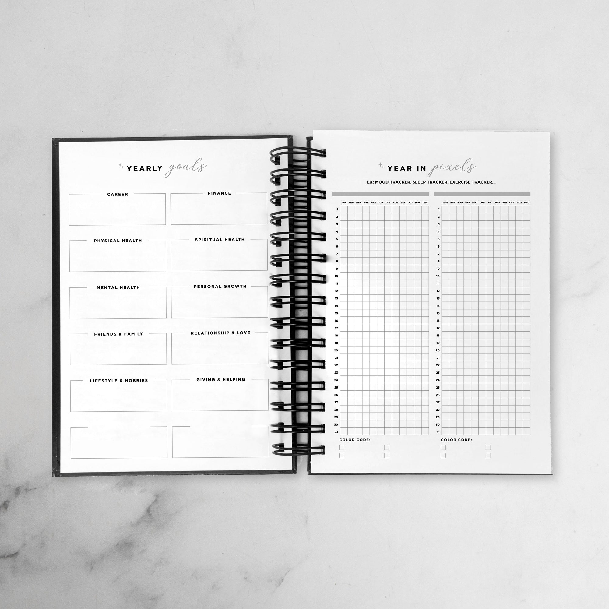 Candy Stripe Daily Planner