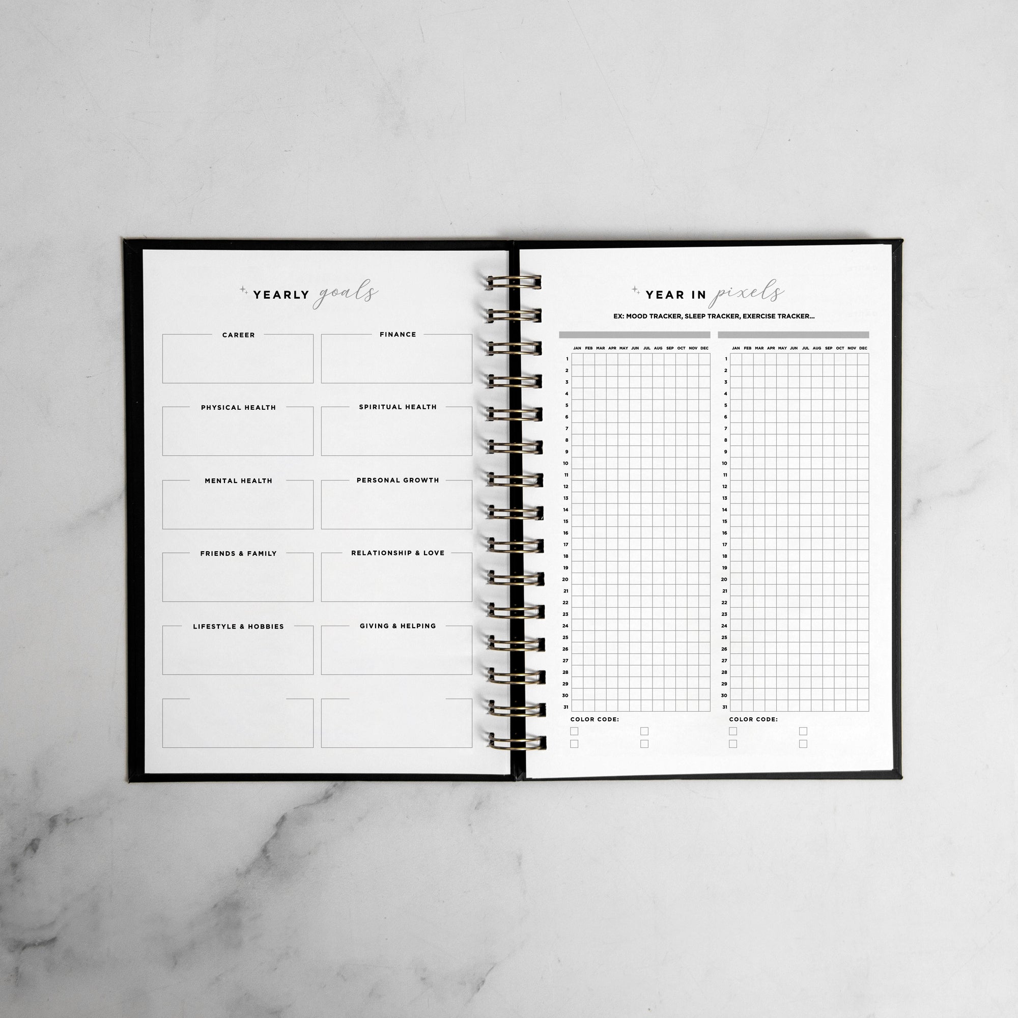 Bows Foil Weekly Planner
