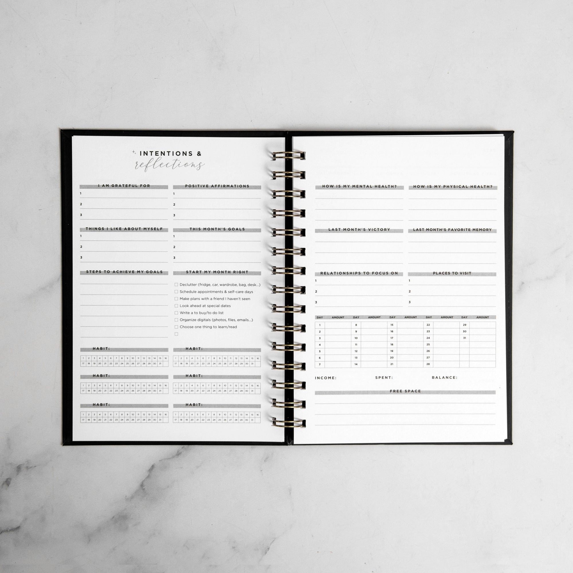 Good Things Take Time Foil Undated Planner