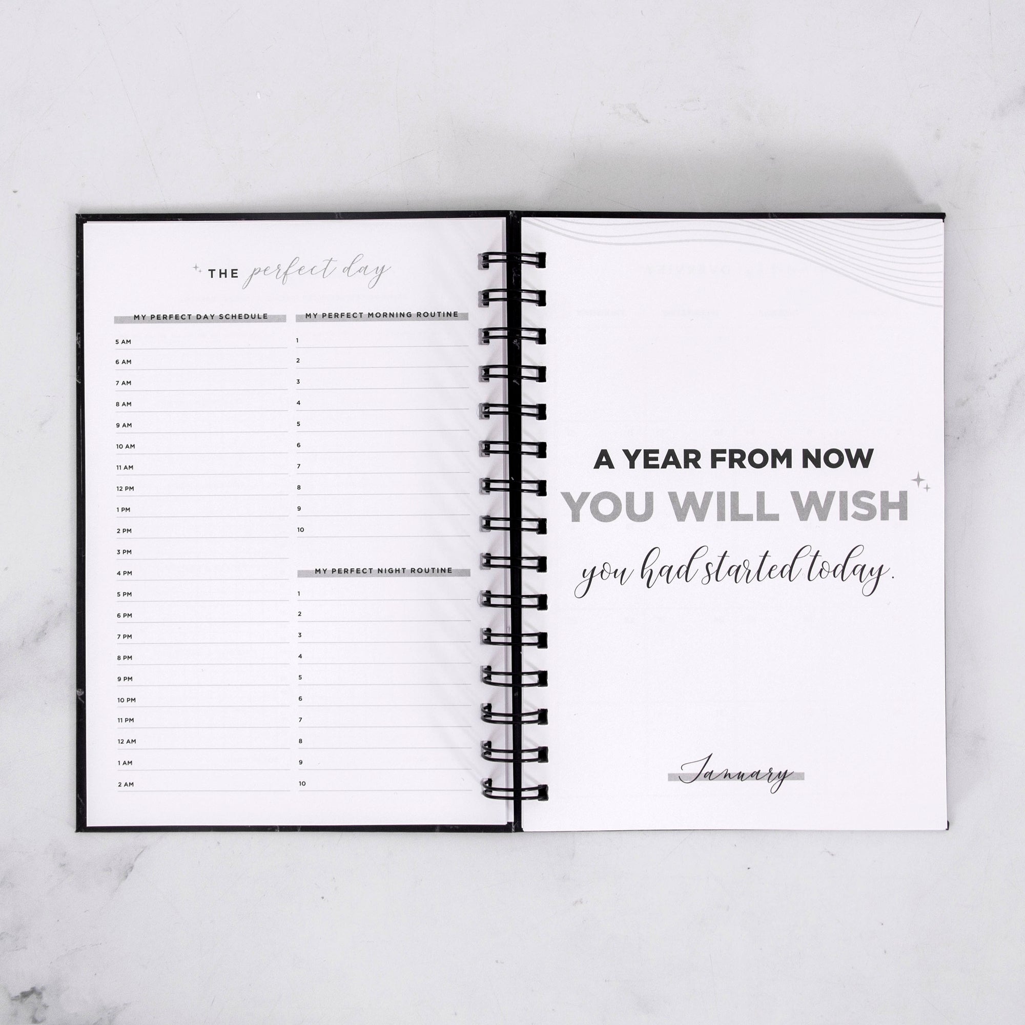 Any Quote Turquoise Weekly Planner