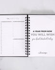 Any Quote Turquoise Weekly Planner