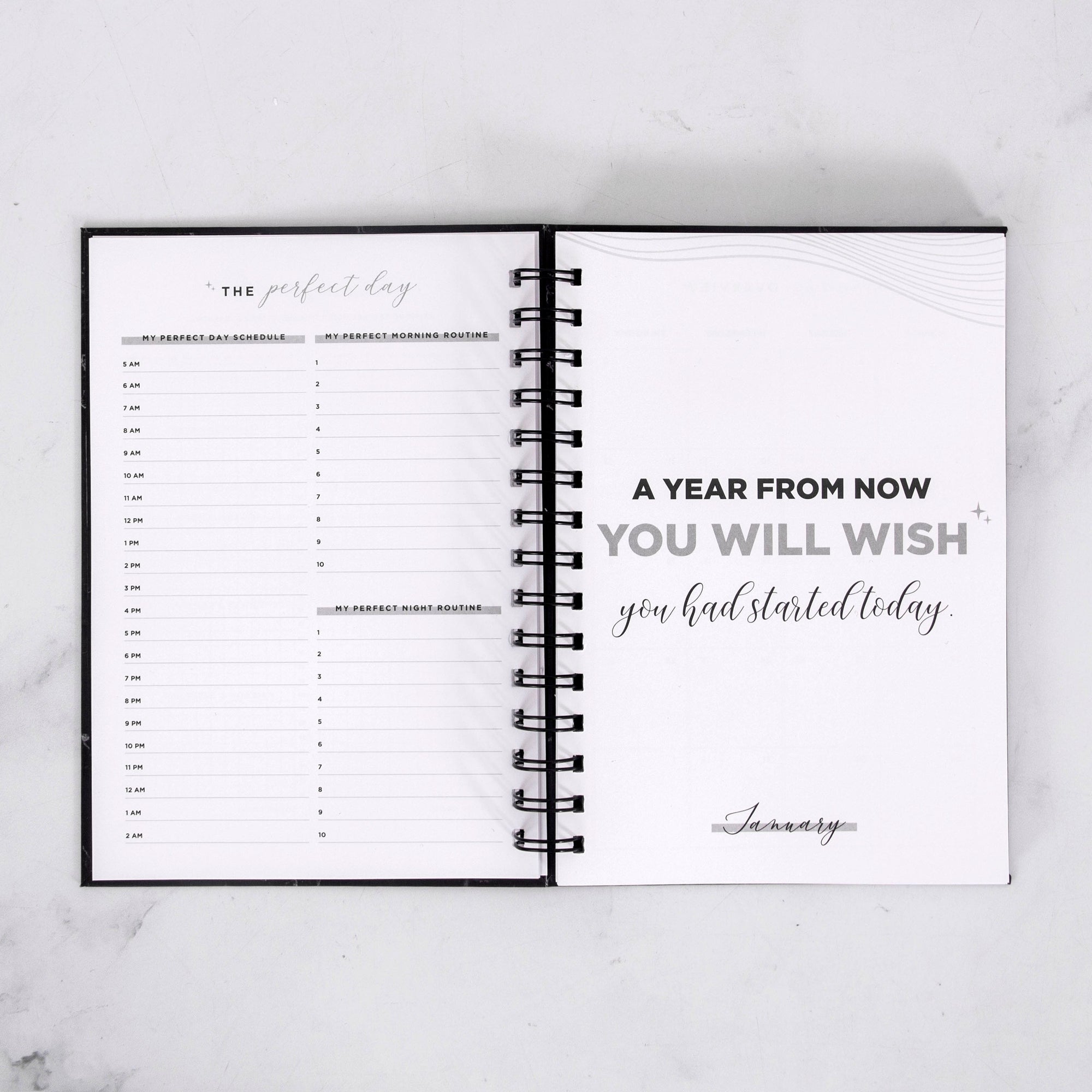 You’re Exactly Where You Need To Be Foil Weekly Planner