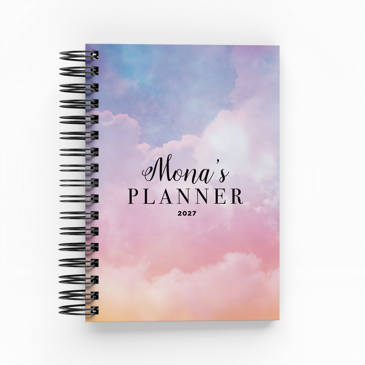 Any Quote Pastel Clouds Daily Planner