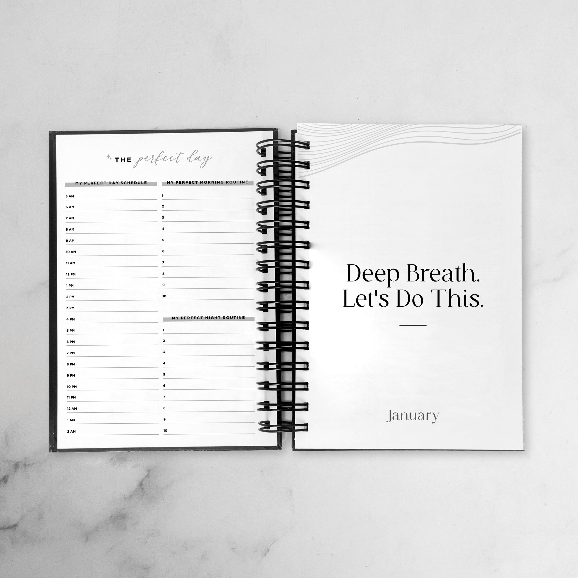 Candy Stripe Daily Planner