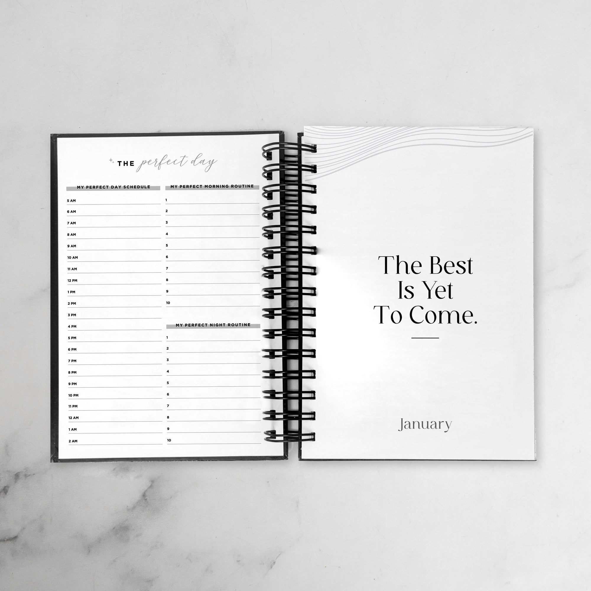 Any Name Foil Daily Planner