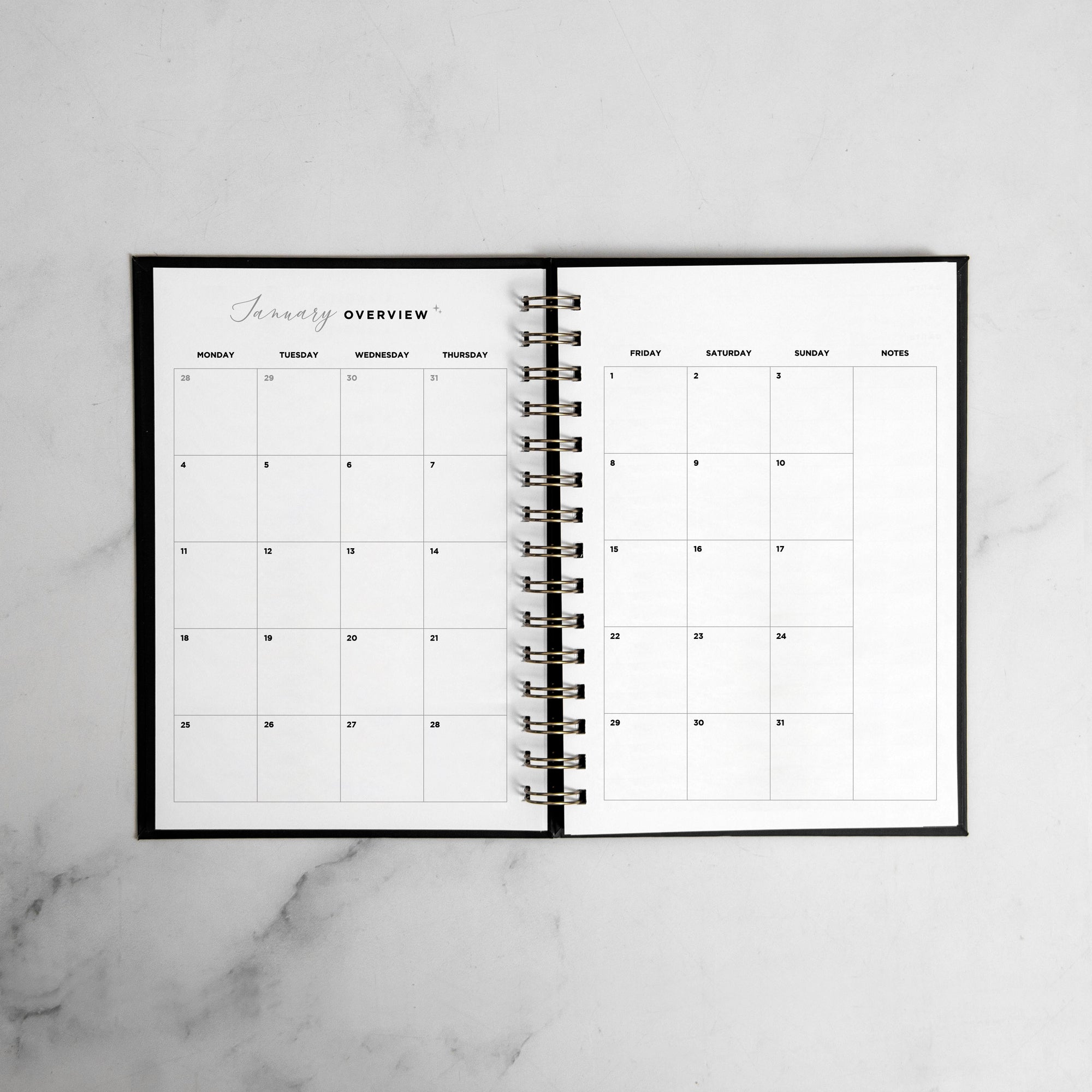 Bows Foil Weekly Planner