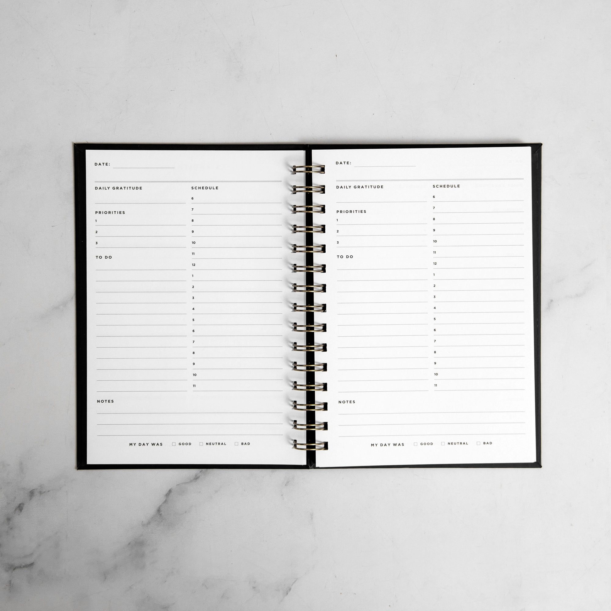 No Bad Days Undated Planner | The Secret Society