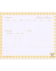 Gingham Compact Student Weekly Desk Planner