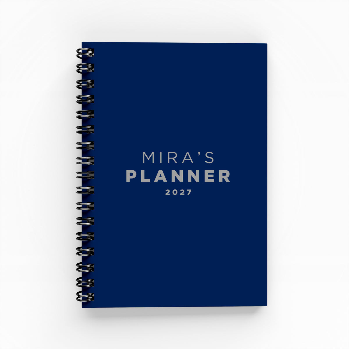 Simple Name Foil Weekly Plannere