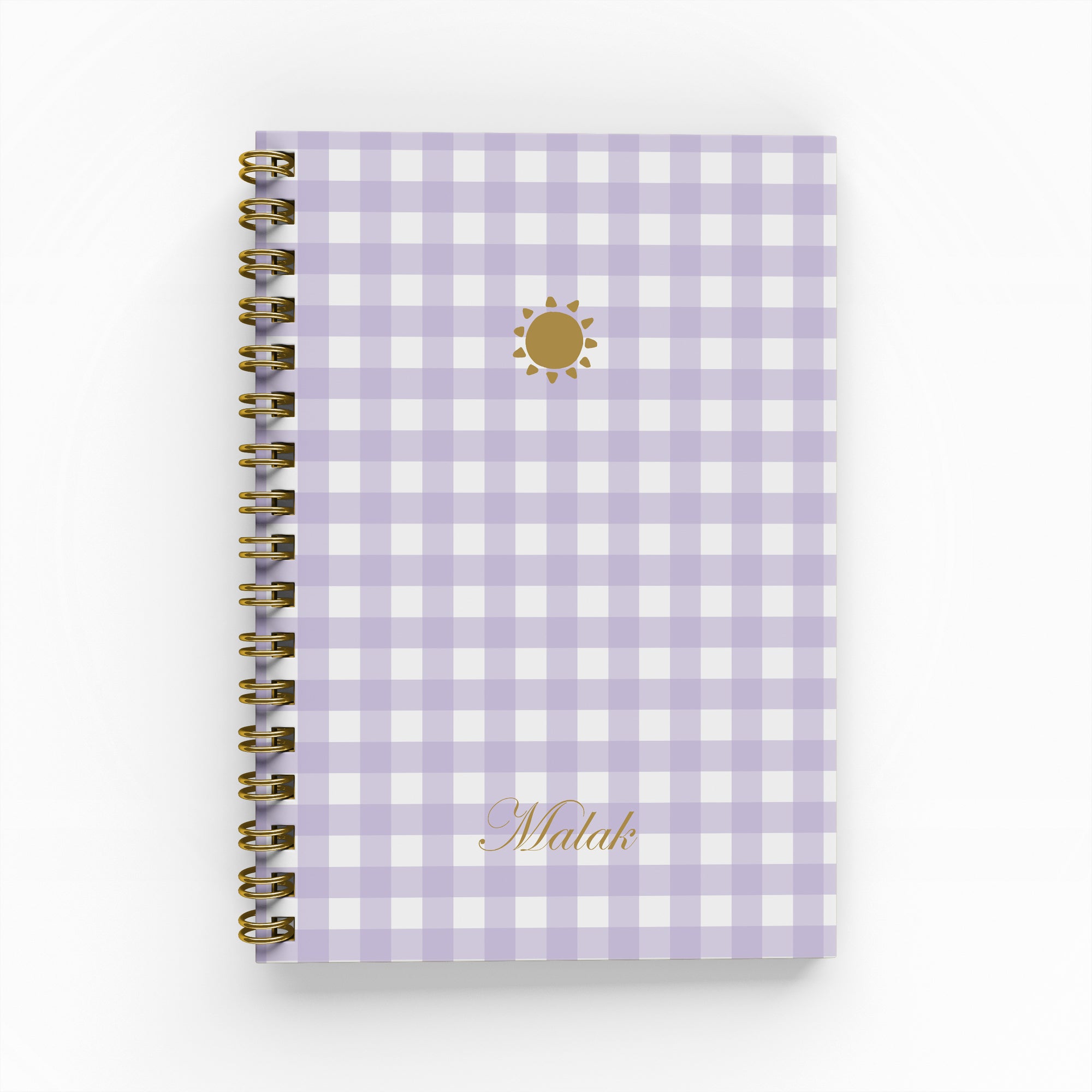 Gingham Foil Weekly Planner
