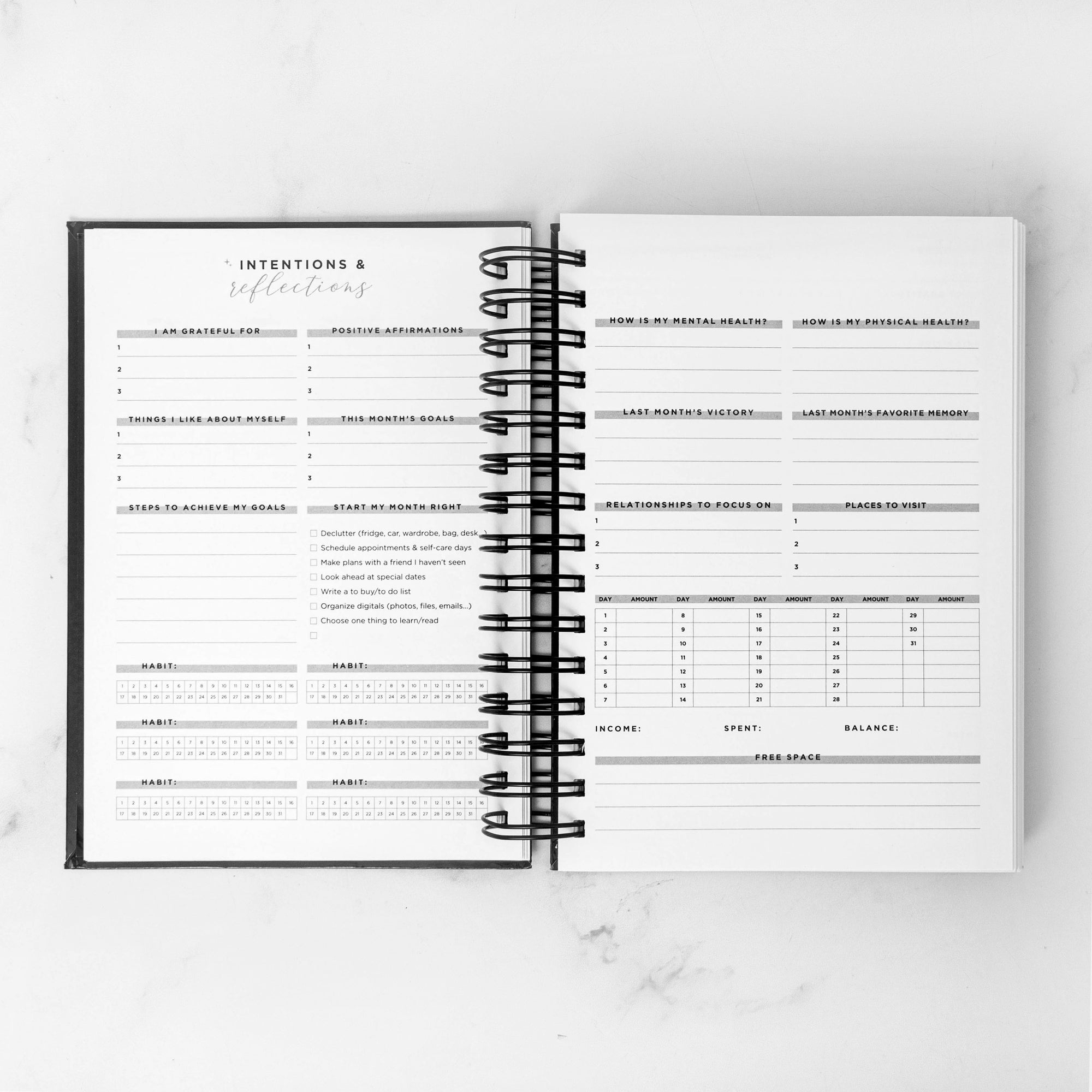 Moon Daily Planner