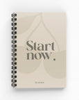 Start Now - Cherry Lined Notebook