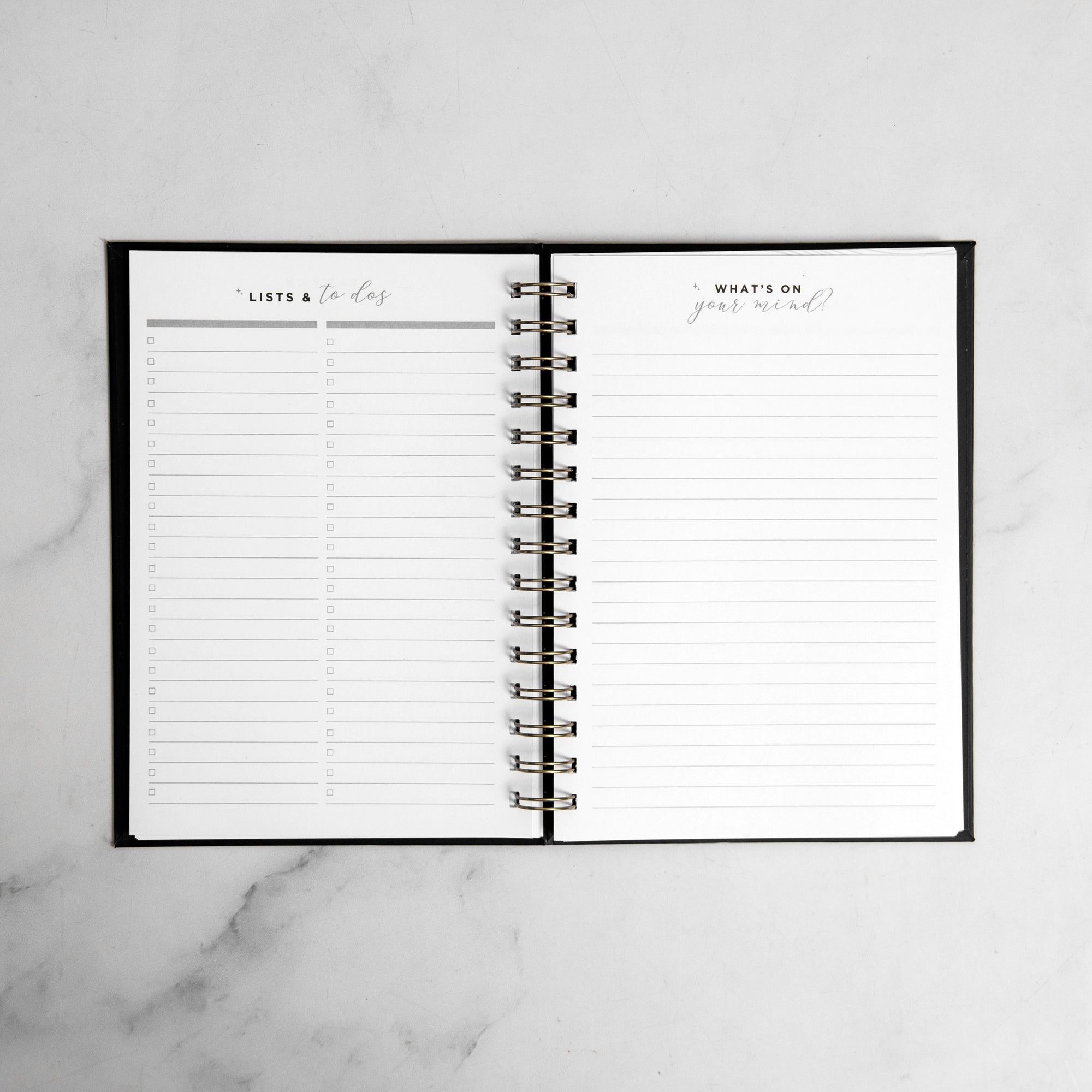 Fresh Start Foil Undated Planner