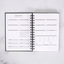 Load image into Gallery viewer, Any Quote Black Marble Foil Weekly Planner
