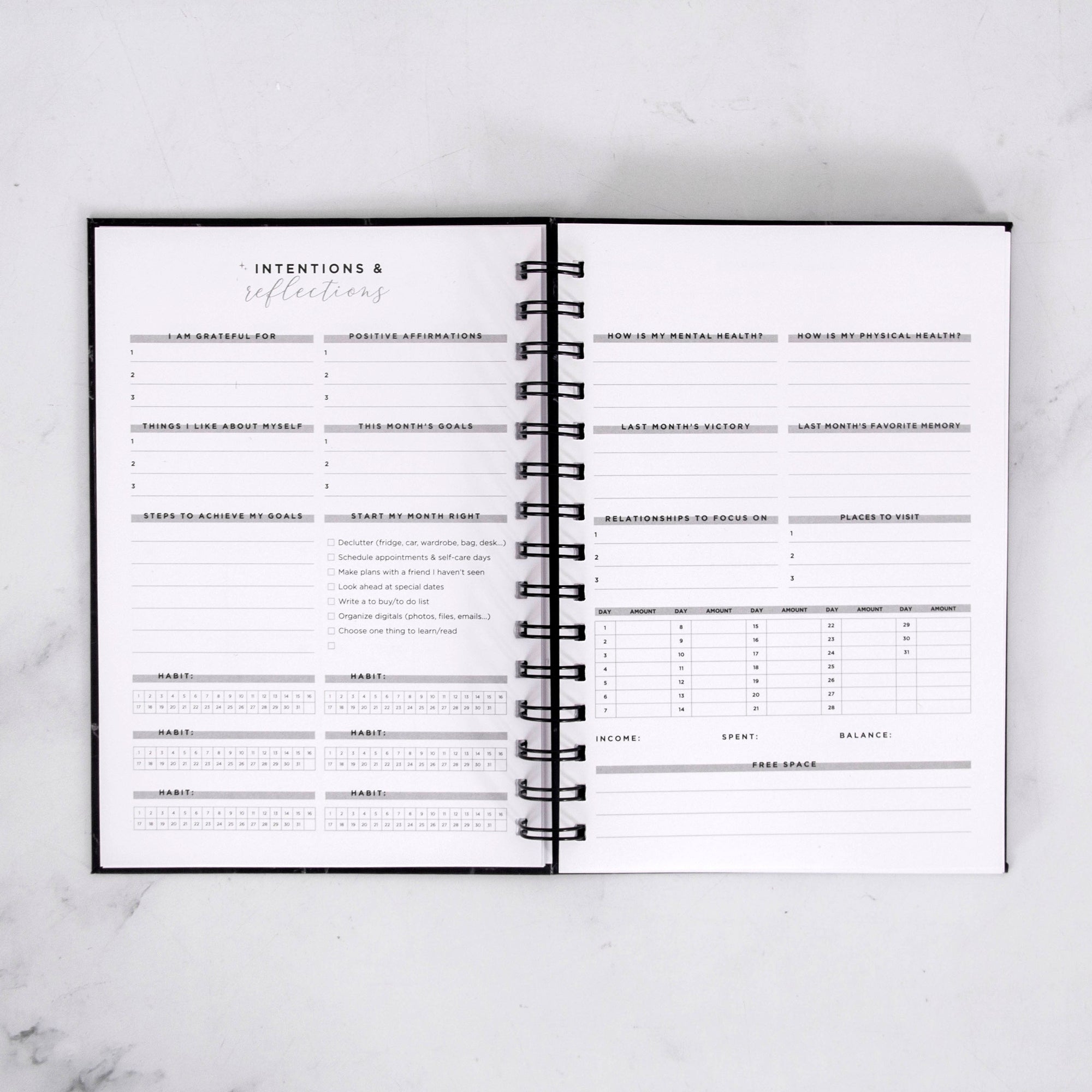 Don&#39;t Stop Until You&#39;re Proud Foil Weekly Planner