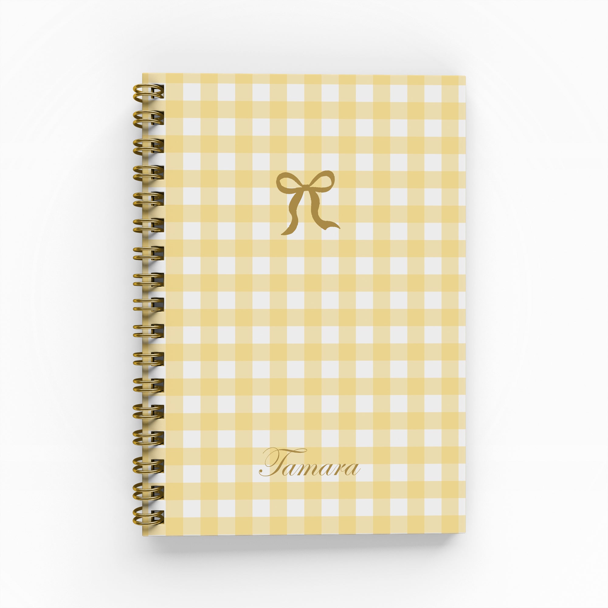 Gingham Foil Weekly Planner