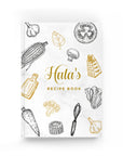 Gold & Black Foil Cooking Recipe Book